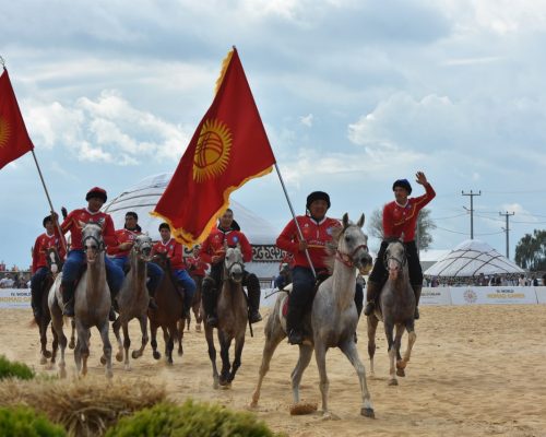 kirgistan flagge